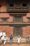Men Sitting in Durbar Square Patan