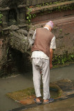 Man at Hiti Bhaktapur