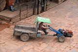 Tractor in Taumadhi Tol Bhaktapur