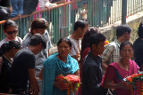 Queuing up at Dakshinkali Temple