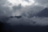 Mountains Shrouded in Cloud near Chame