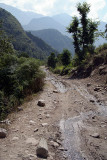Road Ghasa to Tatopani