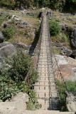 Suspension Bridge Ghasa to Tatopani