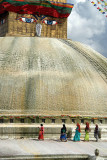 Circumambulating the Stupa Boudha 06