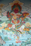 Painting on Monastery Wall Pharping 02