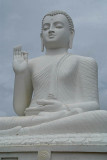 White Budha Statue at Mihintale