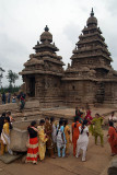 Indian Girls at the Shore Temple