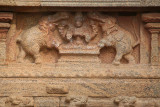 Elephants and God on Shrine of Sri Subramanya