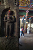 Carved Figure on Pillar Meenakshi Temple 02