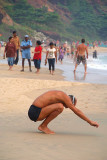 Preparing to Swim Varkala