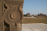 Carved Detail on Bahid Shahi Tombs Bidar