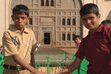 Two Boys at Gol Gumbaz Bijapur