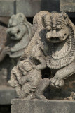 Stone Lion Mauling Small Figure