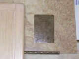 Luna Crest, island tile, door, and trim piece.