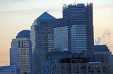 Downtown Financial Center at Sunset 