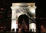 Washington Square Arch & Season Holiday Tree