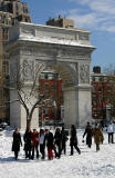 Washington Square Arch & School Group