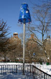 Lamp Shade at LaGuardia Place Entrance