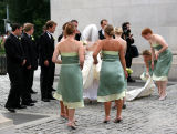 Wedding Party at the Arch