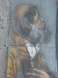 Sidewalk Painting - Prophet