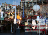 Bowery Lighting Store with Window Reflections