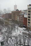 Morning Snow - Downtown View
