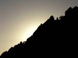 Setting Sun at Texas Canyon, AZ