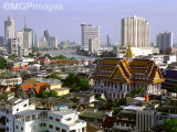 View from Chinatown, Bangkok, Thailand