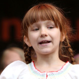 Girl with russian roots from a folk dance group