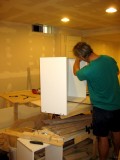wall cabinets on their way too now