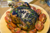 Herb-Roasted Chicken with Melted Tomatoes