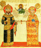 Saints Alessio III and wife