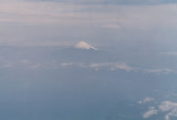 Mount Fuji through the 747 window