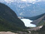 Chateau Lake Louise from the Six Glaciers Trail