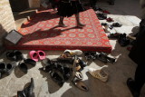 Shoes off in Khiva!