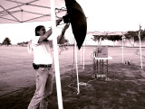 SETTING UP FOR TODAYS SHOOT