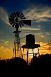 SUNSET WINDMILL