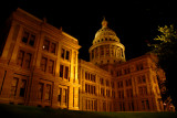 TEXAS STATE CAPITAL AT NIGHT