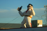 ELVIS MAY HAVE LEFT THE BUILDING BUT HES NOW STANDING ON TOP OF IT!