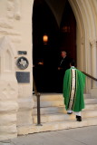 GOING INTO CHURCH