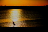 FISHING DANCE AT SUNSET