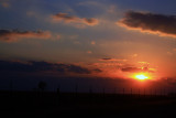 DRIVE BY SUNSET SHOT