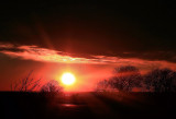 SUNSET BEHIND THE GATE