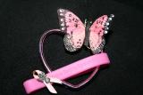 PINK BRACELET, PINK RIBBON, PINK HEART AND PINK BUTTERFLY
