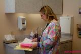 MY FAVORITE NURSE ANGIE, GOING OVER MY CHART