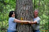 THE LOGANS HUG A TREE