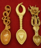 THREE WOODEN SPOONS