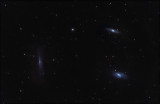 Leo Triplet - M65, M66, and NGC 3628