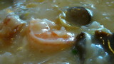crystal prawn congee mixed