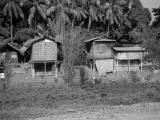 houses sitting on the rails